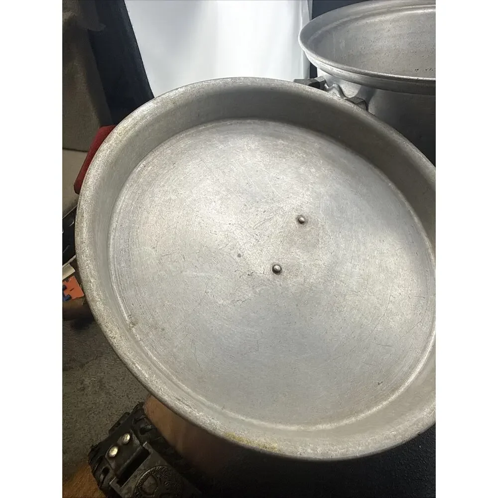 Vintage Wear Ever 4 Qt Cast Aluminum Dutch Oven Stock Pot Lid Pat 1788817 USA